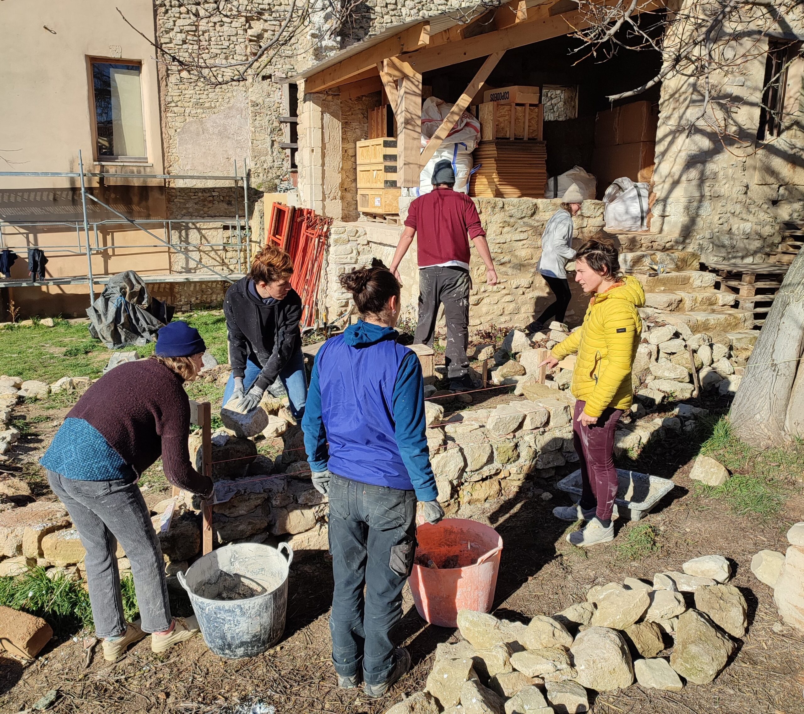 A la CORAC, on se forme à la chaux ! - Actualité La Corac